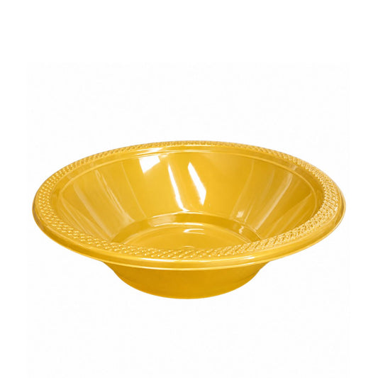 Disposable 15oz Gold Plastic Bowls | Durable & BPA-Free Plastic Bowls Hanna K Signature