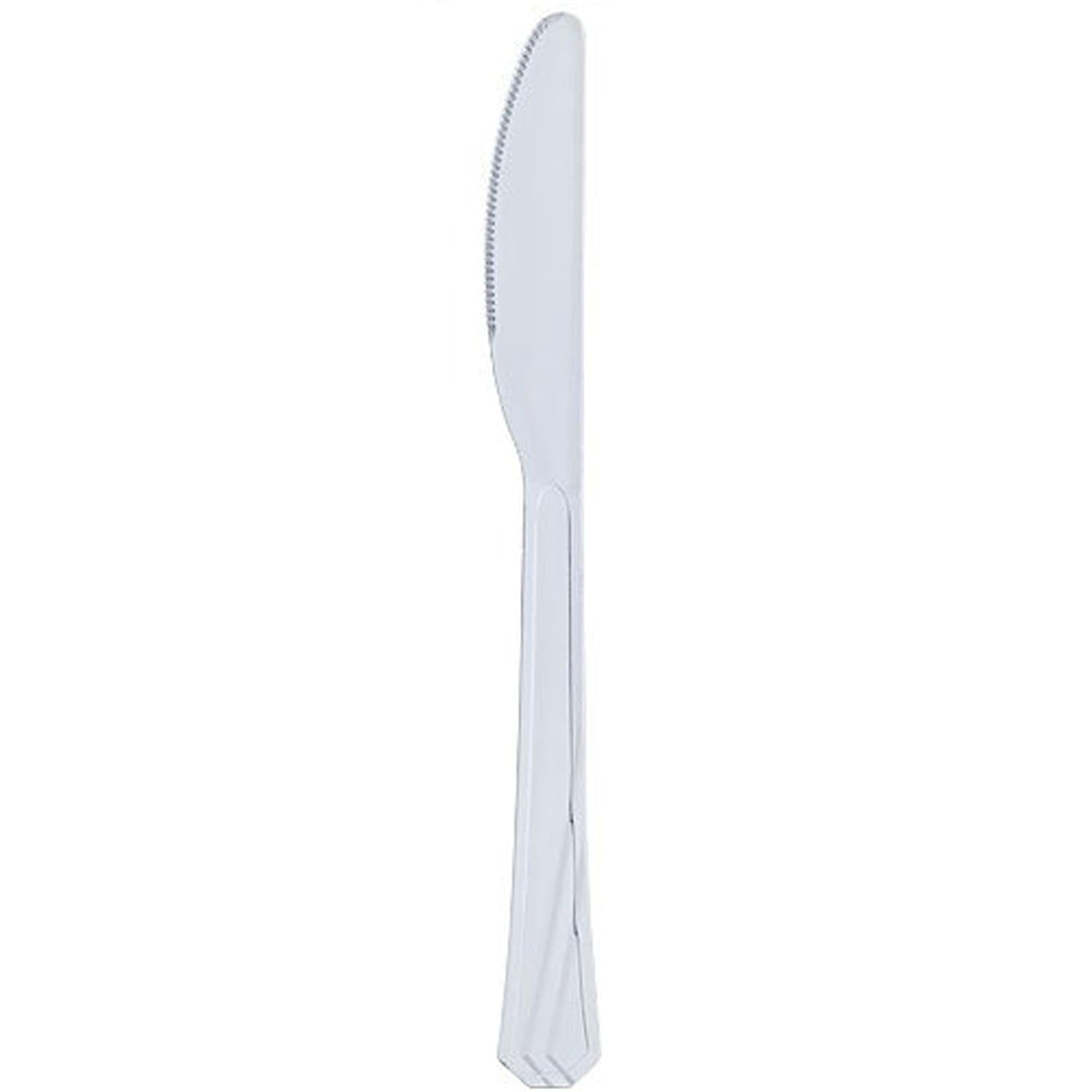 *WHOLESALE* Hanna K. Signature Heavy weight Plastic Knife Clear: 1224CT Cutlery Hanna K Signature