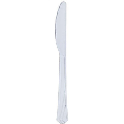 *WHOLESALE* Hanna K. Signature Heavy weight Plastic Knife Clear: 1224CT Cutlery Hanna K Signature