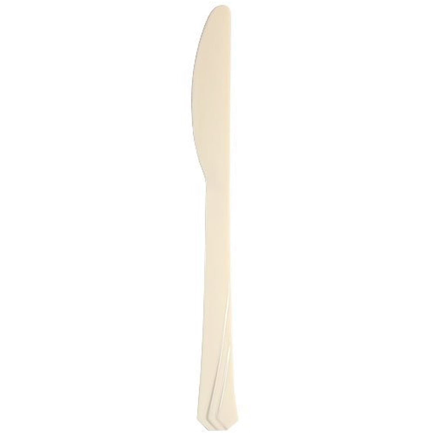 *WHOLESALE* Hanna K. Signature Heavy weight Plastic Knife Ivory: 1224CT Cutlery Hanna K Signature