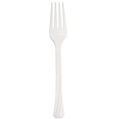 *WHOLESALE* Hanna K. Signature Heavyweight Pearl Plastic Fork-1224CT Cutlery Hanna K Signature