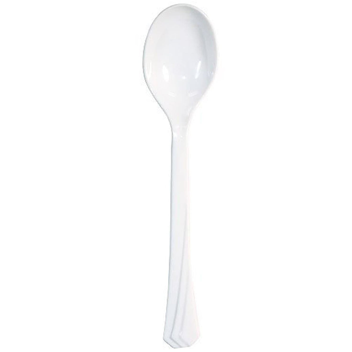 Masteragents White Polypropylene Medium Weight Soup Spoon -- 1000 per case Masteragents White Polypropylene Medium Weight Soup Spoon -- 1000 per case