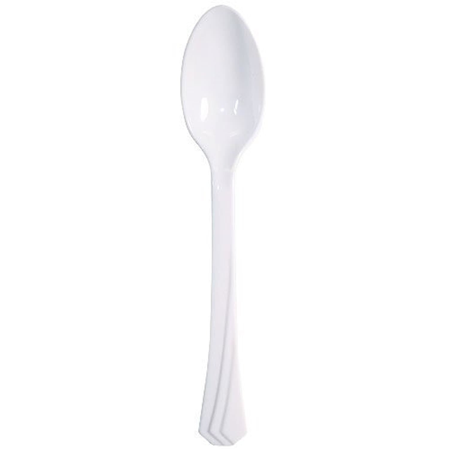 *WHOLESALE* Hanna K. Signature Heavyweight Pearl Plastic Teaspoon-1224CT Cutlery Hanna K Signature