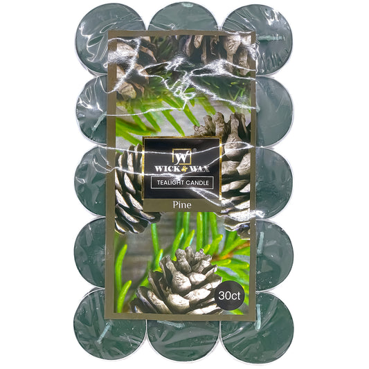 Tealight Pine Candles | 30 ct.  WICK & WAX   