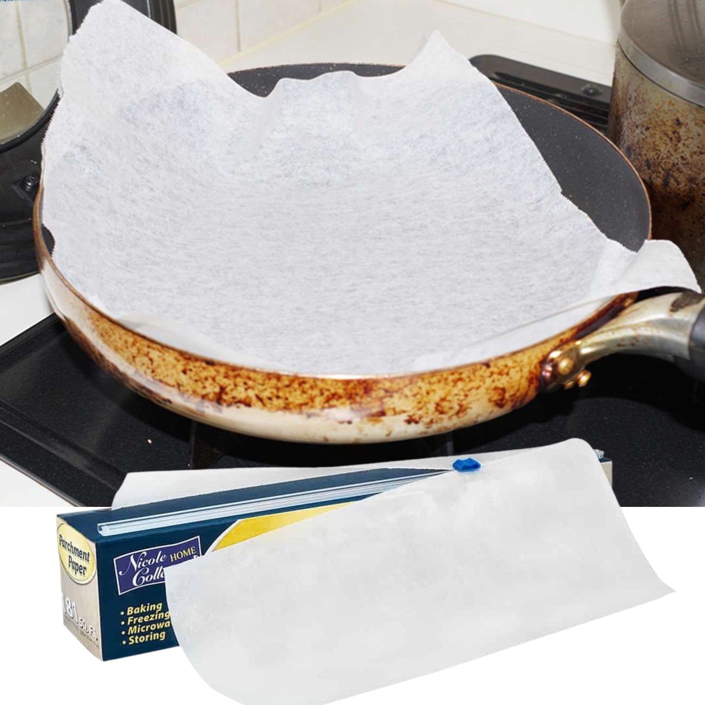 181 Sq Ft -149.61 ft x 14.57 in XL Parchment Paper Roll