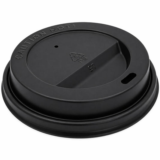 *WHOLESALE* Dome Lids for 10, 12, 16 oz Poly Paper Cups Hot and Cold 1000/ Case Paper Cups VeZee