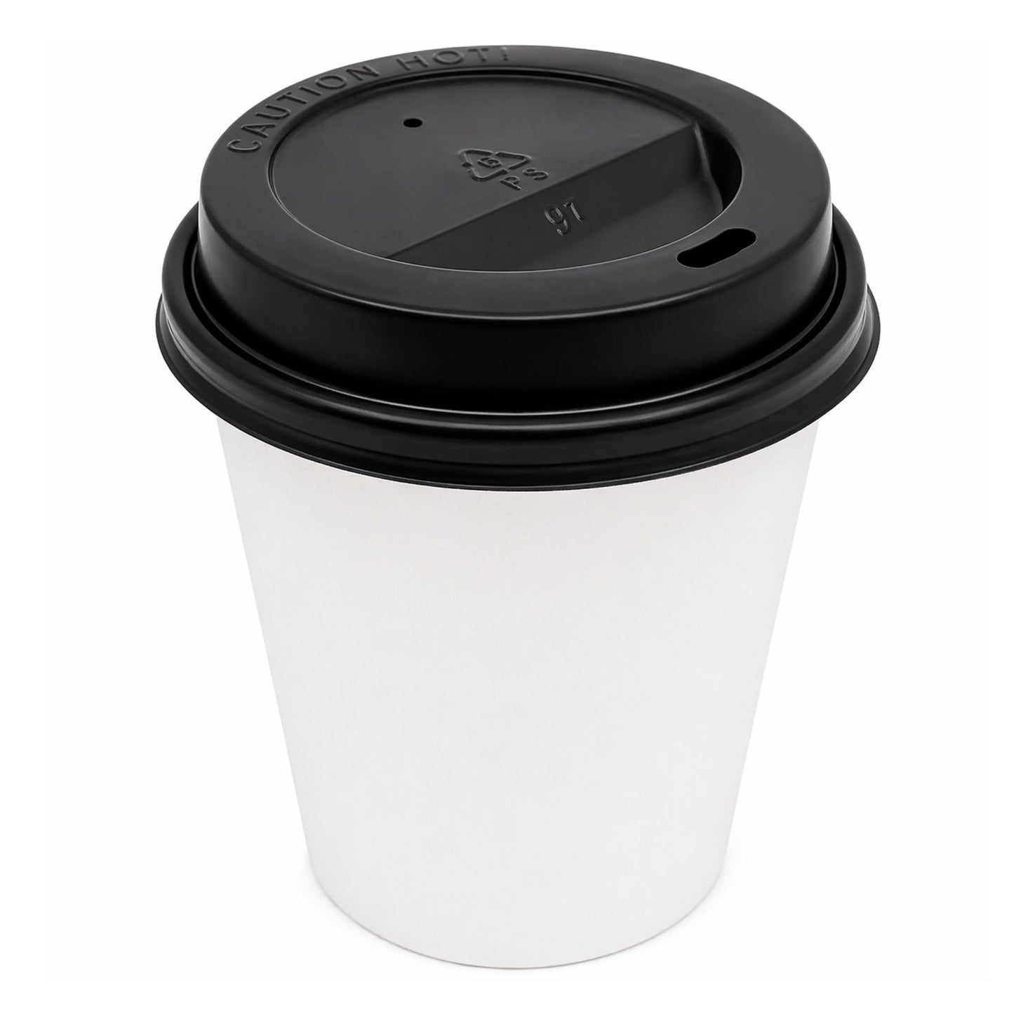 *WHOLESALE* Dome Lids for 10, 12, 16 oz Poly Paper Cups Hot and Cold 1000/ Case Paper Cups VeZee