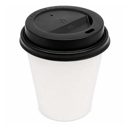 *WHOLESALE* Dome Lids for 10, 12, 16 oz Poly Paper Cups Hot and Cold 1000/ Case Paper Cups VeZee