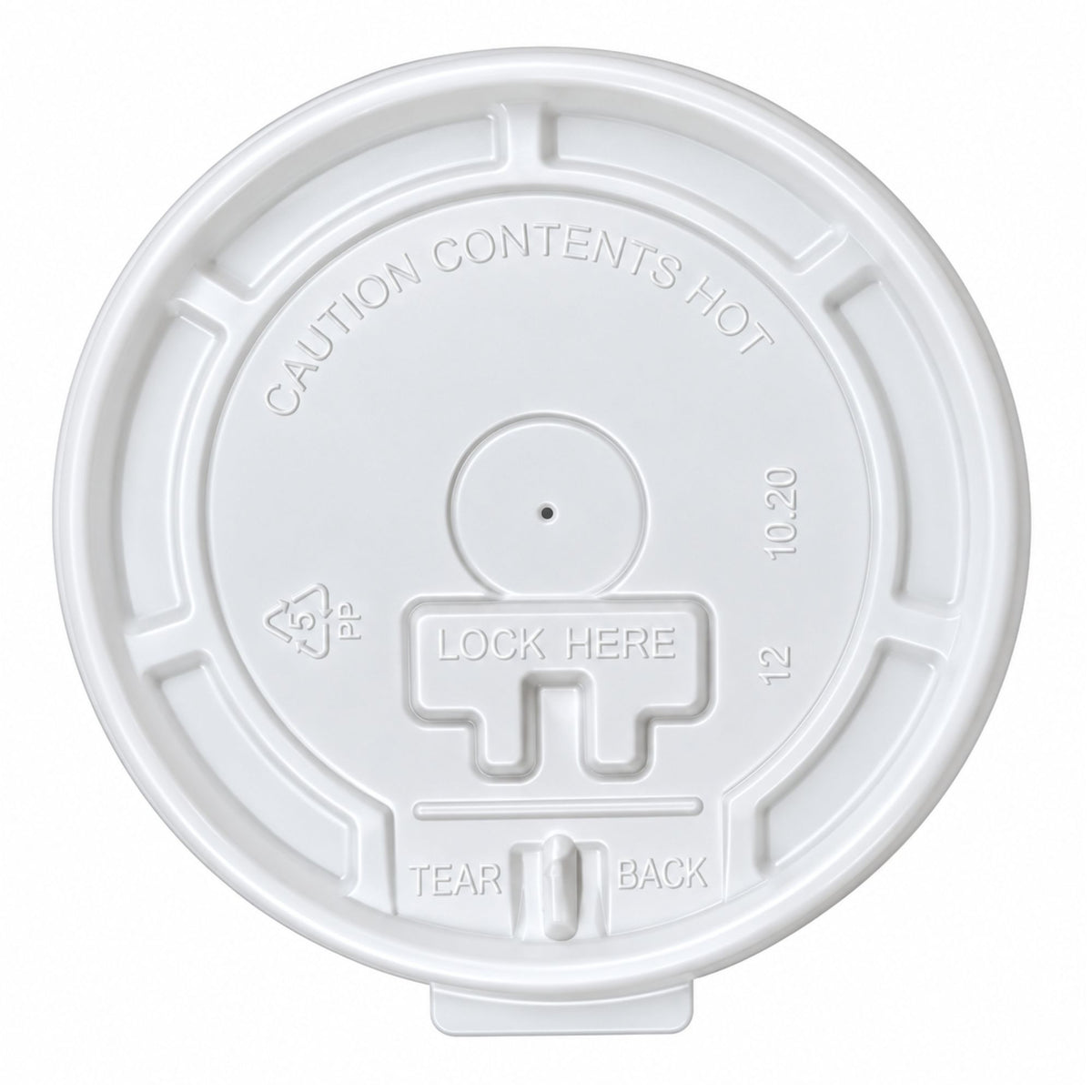 *WHOLESALE* Plastic Lids for 10/12/16oz. Poly-Paper Hot/Cold Cups 1000/Case Paper Cups VeZee