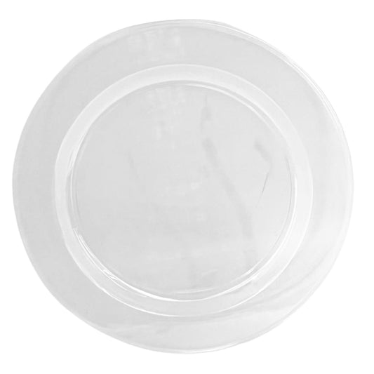 *WHOLESALE* 10.25" Clear Plate Heavy weight Plastic Dinner Magnificence 240/Case Disposable Plates Lillian Tablesettings