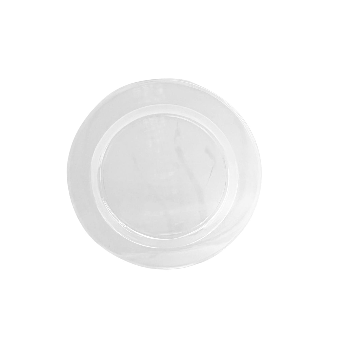 *WHOLESALE* 6.25" Clear Dessert Plate Heavy weight Plastic Magnificence 320/Case Disposable Plates Lillian Tablesettings