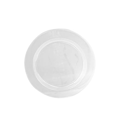 *WHOLESALE* 6.25" Clear Dessert Plate Heavy weight Plastic Magnificence 320/Case Disposable Plates Lillian Tablesettings