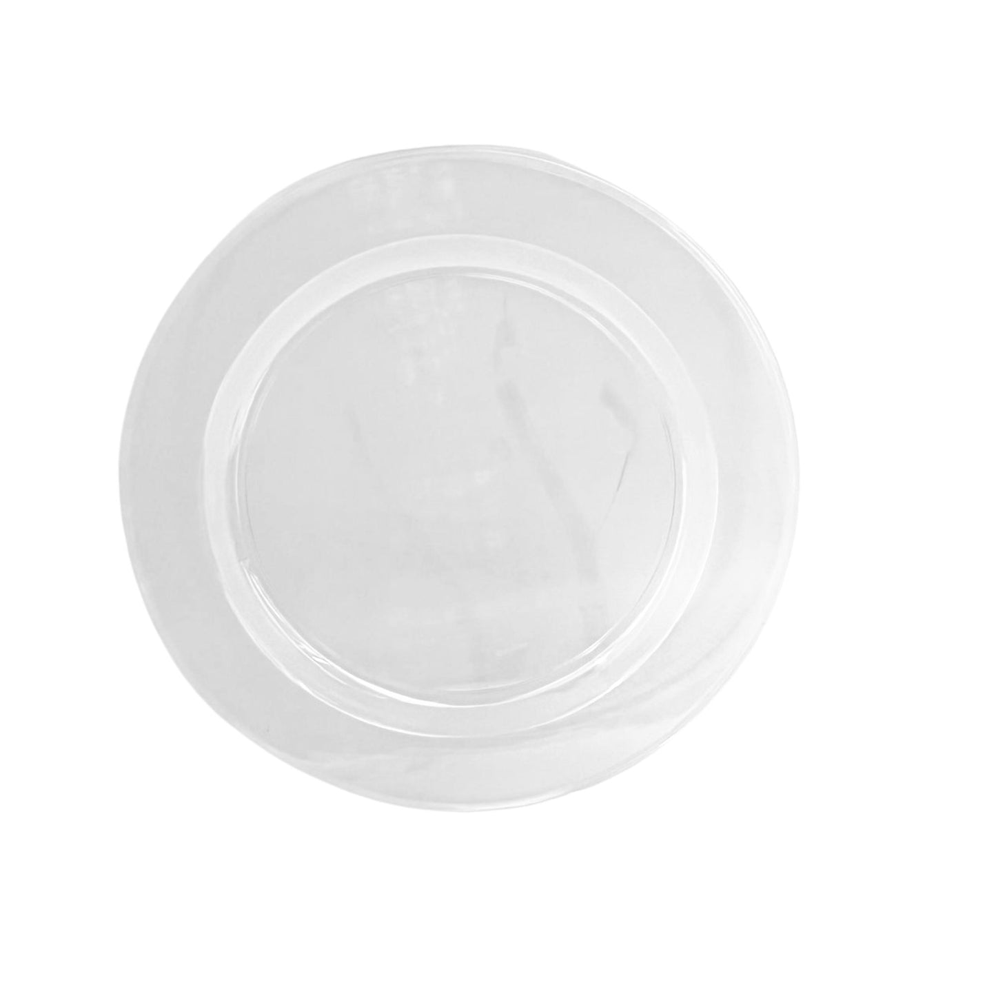 *WHOLESALE* 7.5" Clear Salad Plate Heavy weight Plastic Magnificence 320/Case Disposable Plates Lillian Tablesettings