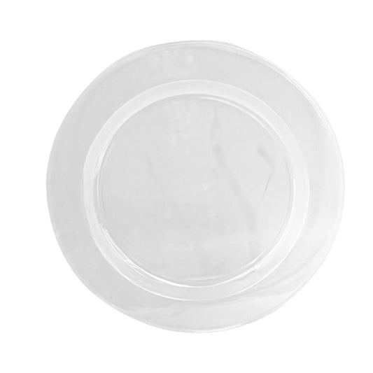 *WHOLESALE* Magnificence 9" Heavy weight Plastic Dinner Plate Value pack Clear: 240/Case Disposable Plates Lillian Tablesettings