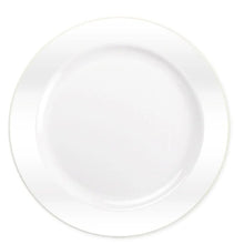 Magnificence Plastic Dinner Plate Pearl White 10.25" Plastic Plates Lillian Tablesettings   