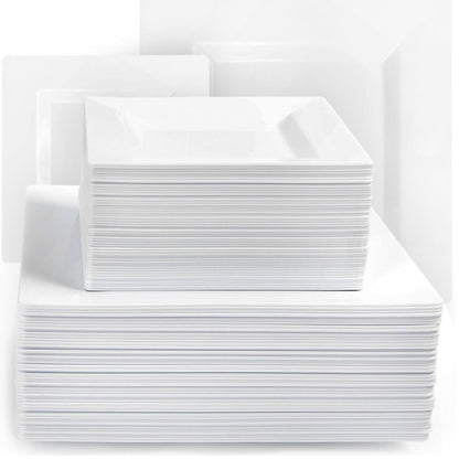 Stack of white envelopes on a white background