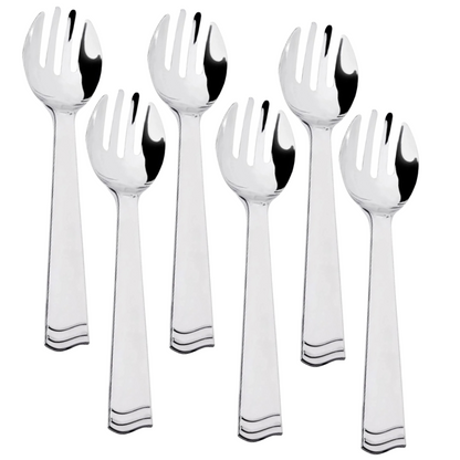 Serving Fork Silver Polished Set 10" Tablesettings Lillian