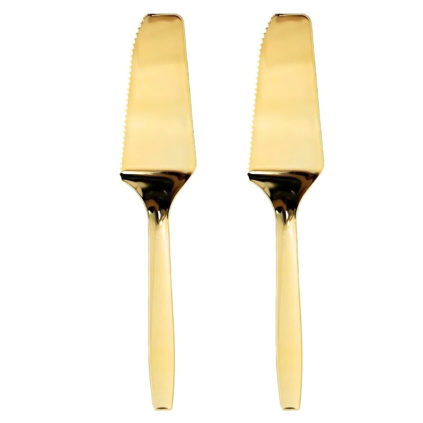Cake Server Set Gold Polished 9" Cake Servers Lillian