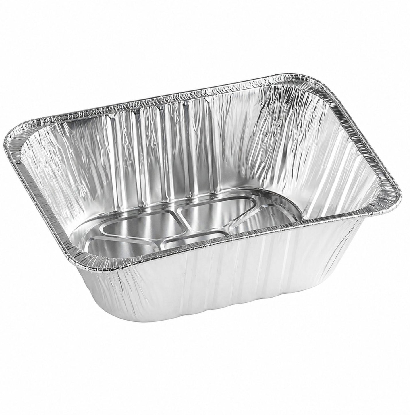 *WHOLESALE* 9 x 13” Half Size Extra-Deep Extra-Heavy Disposable Aluminum Pans 100ct/case Disposable Roasting Pans VeZee