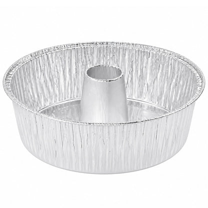 *WHOLESALE* 8" Angel Tube Aluminum Foil Pan Disposable 100/Case Cake Pans & Molds VeZee