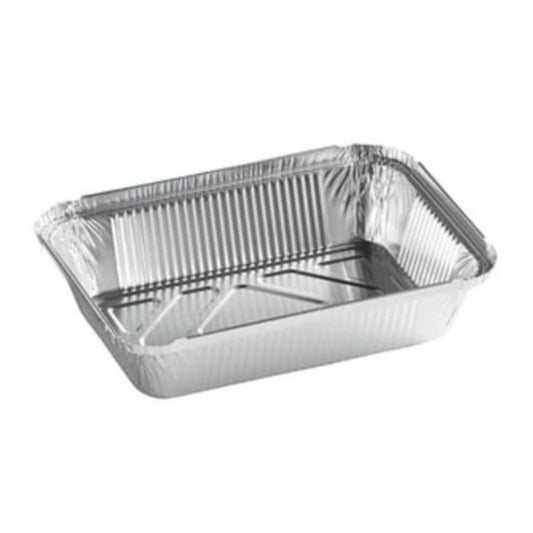 2.25Lb Oblong Pan 8.25" x 5.75" Disposable Aluminum Oblong Pans VeZee