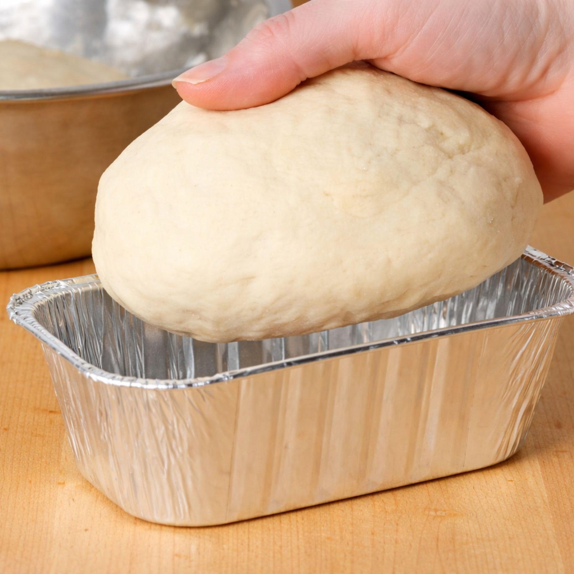 *WHOLESALE* 1lb Rectangular Loaf Pans Aluminum Disposable 1000/Case Disposable Loaf Pans VeZee