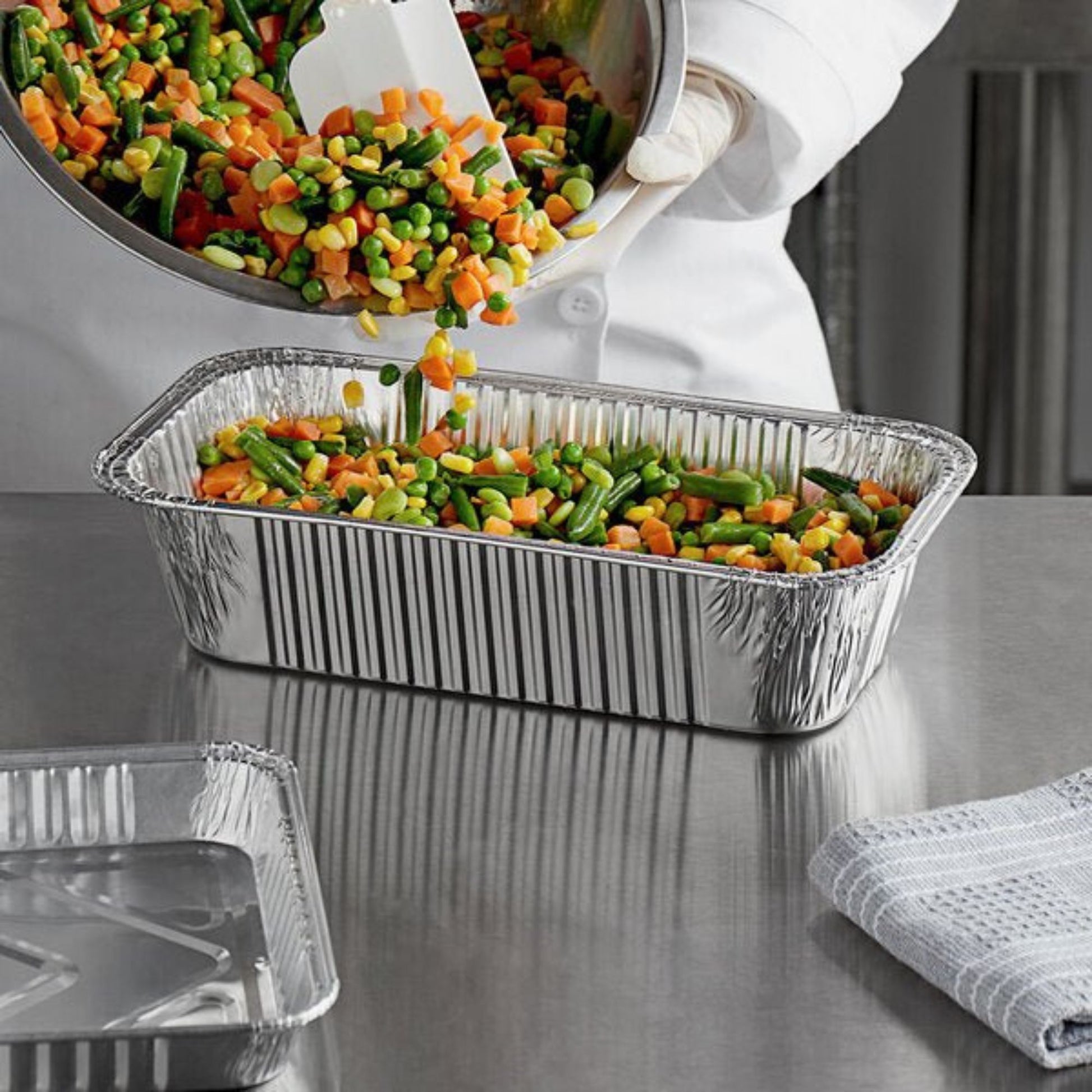 *WHOLESALE* 5lb Rectangular Loaf Pans Aluminum Disposable 250/Case Disposable Loaf Pans VeZee