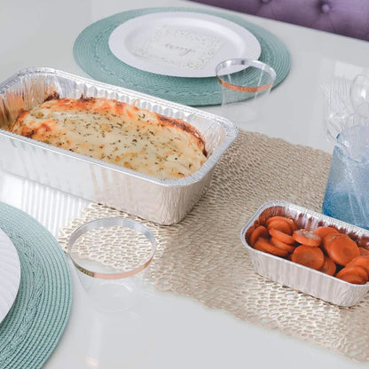 *WHOLESALE* 5lb Rectangular Loaf Pans Aluminum Disposable 250/Case Disposable Loaf Pans VeZee