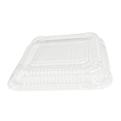Disposable Aluminum 8" Square SHALLOW Cake Baking Pan WIth Dome Lids Disposable Square Cake Pan VeZee