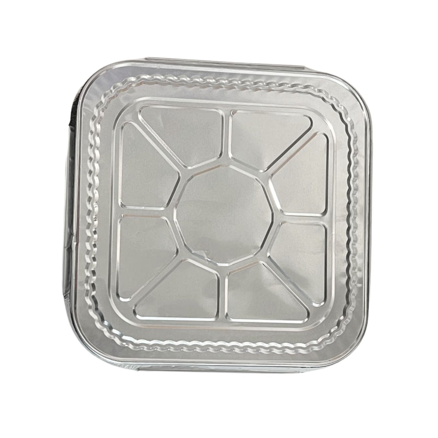 *WHOLESALE* Disposable 8.25 x8.25 Square Aluminum Lids for 8X8 Aluminum Diposable Square Pans – Durable, Versatile, and Secure Fit Disposable VeZee