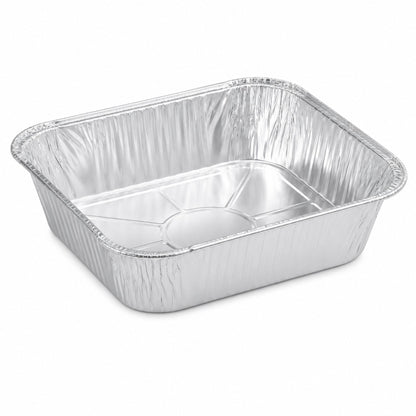 *WHOLESALE* 8" x 8" Square Aluminum Foil Pans 500/Case Disposable Lids VeZee