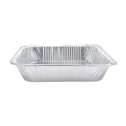 9×13 Half Size Heavy Weight Aluminum Pans with Dome lids Disposable Roasting Pans JetFoil