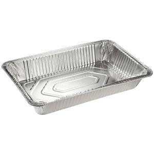 Disposable Aluminum Full Size Deep Roaster 18 X 14 X 3.5" Disposable Nicole Collection   