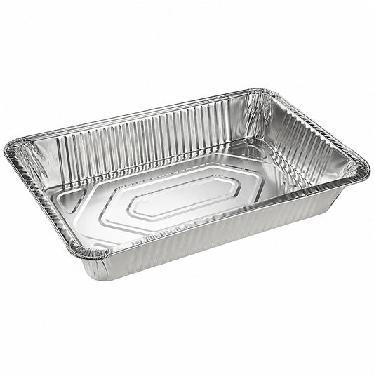 *WHOLESALE* Full Size Deep Roaster Pan Disposable Aluminum 100/case Disposable Roasting Pans VeZee