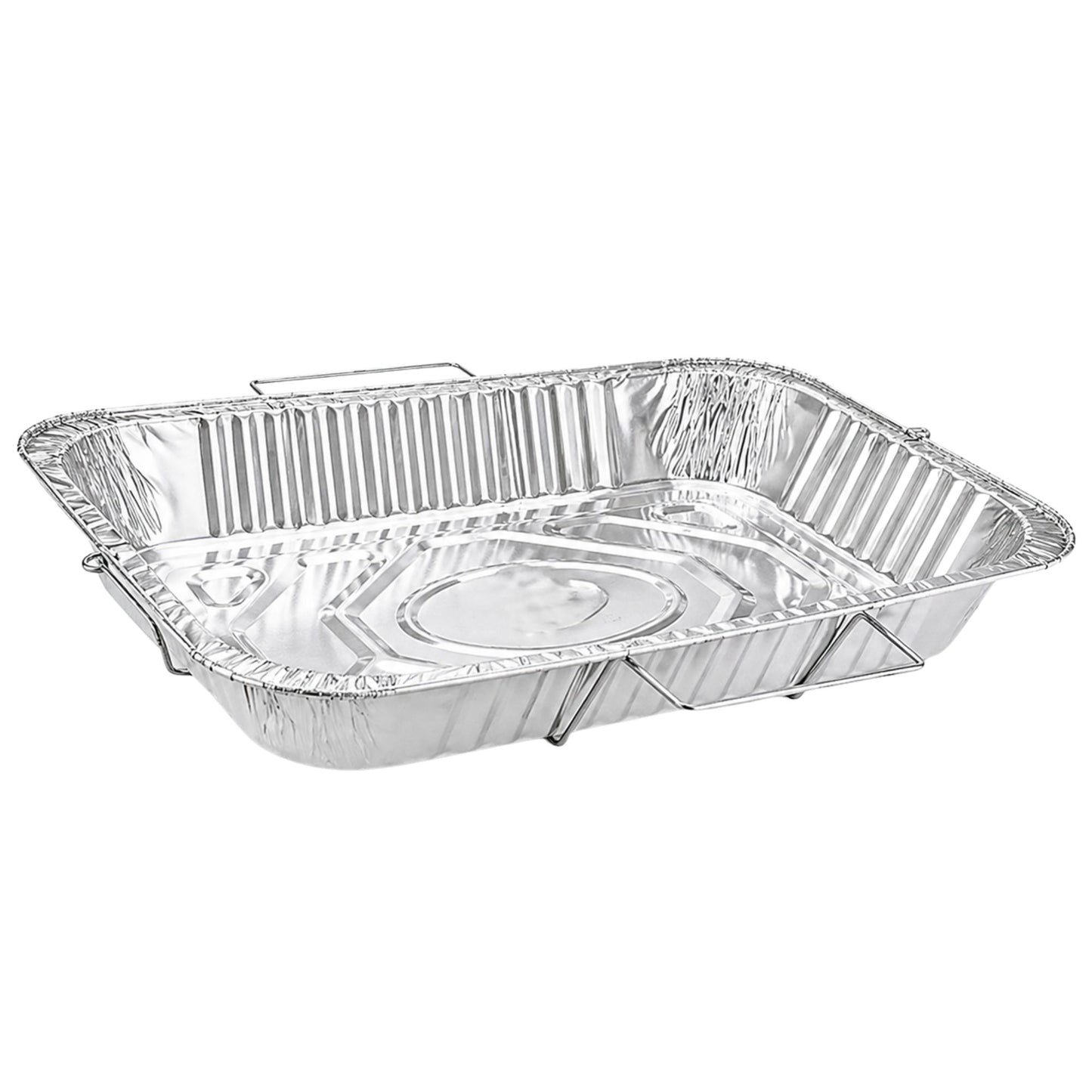 *WHOLESALE* 20.75X12.75X3 in. Full Size Pans with Handle Rack Aluminum Disposable 50/Case Full Size Pans VeZee