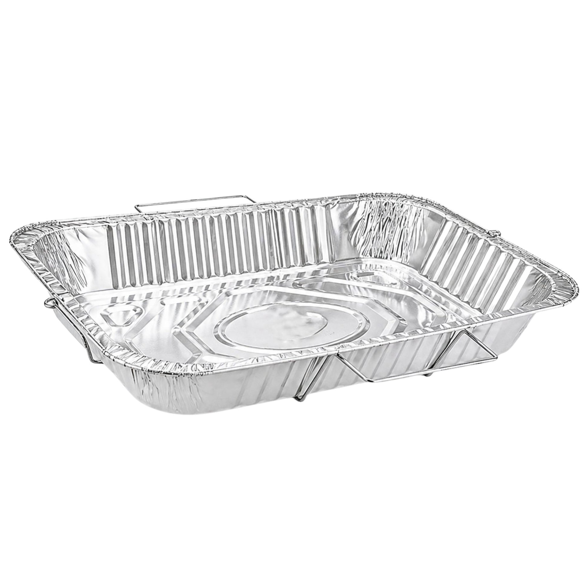 *WHOLESALE* 20.75X12.75X3 in. Full Size Pans with Handle Rack Aluminum Disposable 50/Case Full Size Pans VeZee