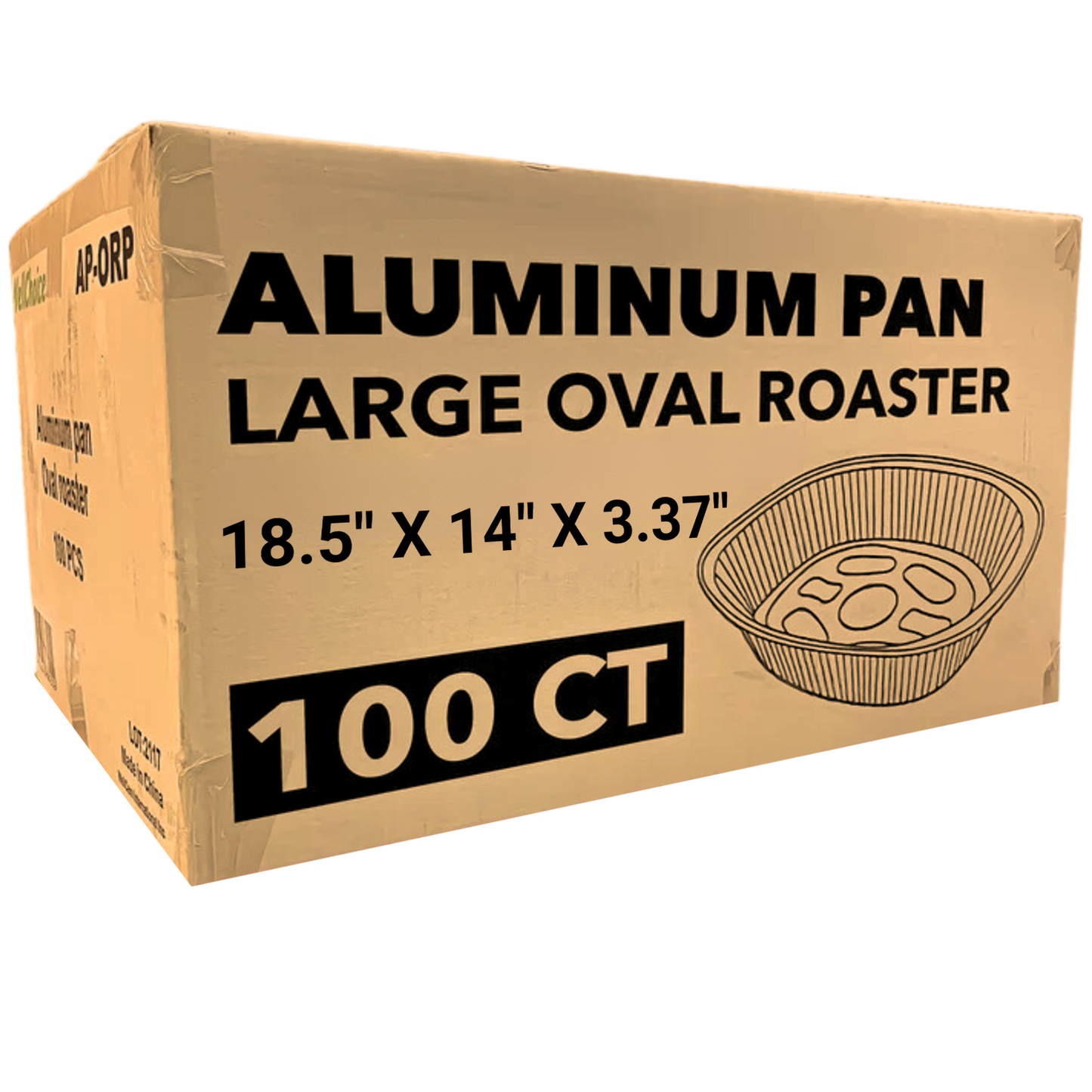 *WHOLESALE* Disposable Durable Extra Large Oval Turkey Roaster Pans |100 ct/case Disposable VeZee   