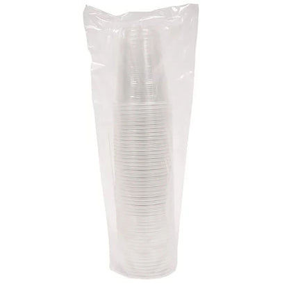 Translucent Co-Ex Plastic Cup 12 oz Cups Party Dimensions