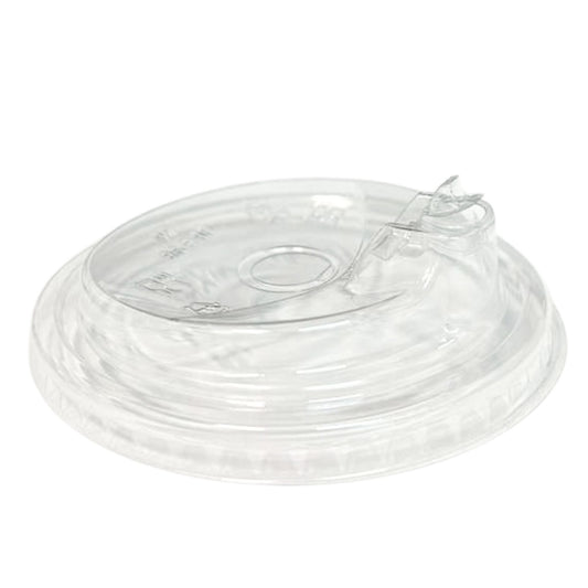 98mm Dome Strawless Sippy Lids for 12–24 oz Clear PET Cups