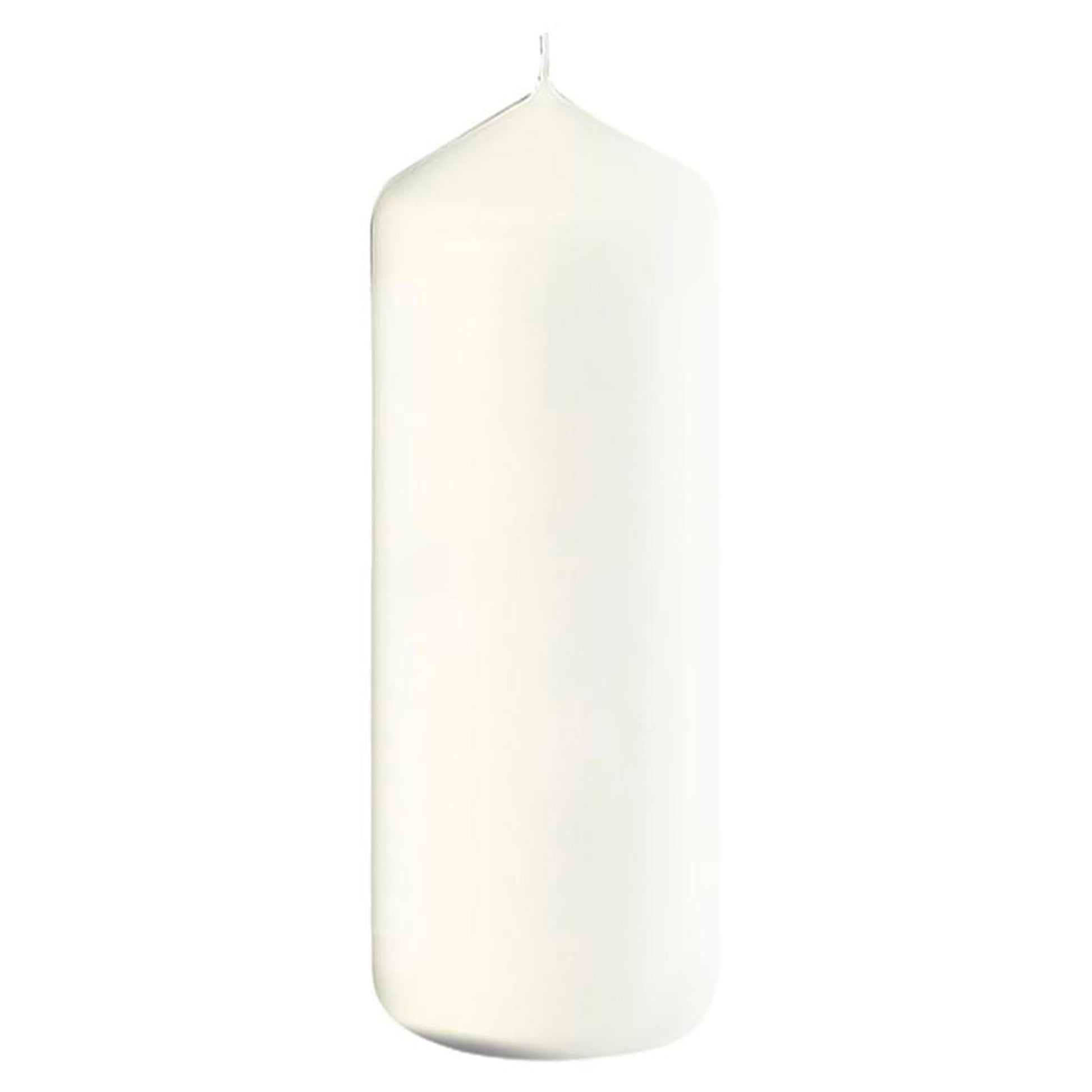 3"x6" Unscented Ivory Pillar Candle  WICK & WAX   