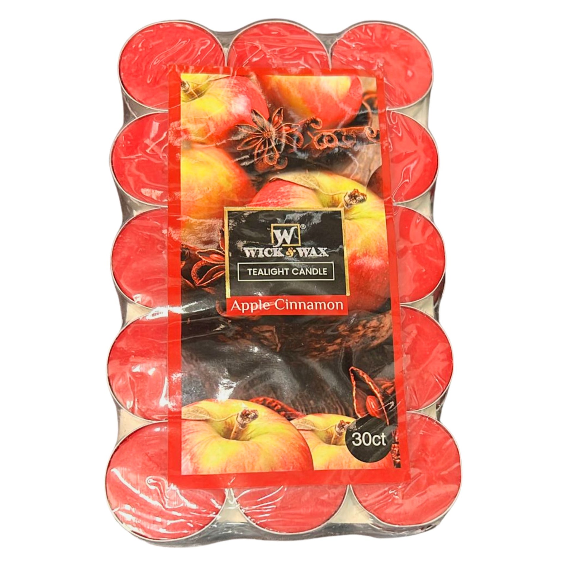 Apple Cinnamon Scented Candle Candles WICK & WAX