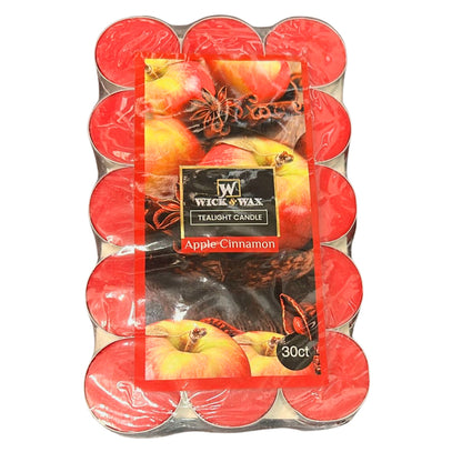 Apple Cinnamon Scented Candle Candles WICK & WAX