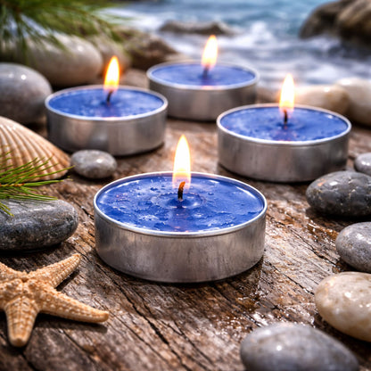Tealight Aqua Breeze Scented Candles Candles WICK & WAX
