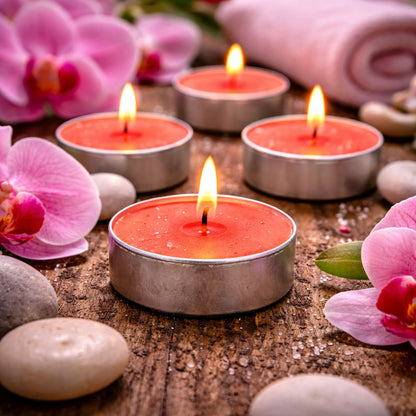 Tealight Angel Orchid Scented Candles Candles WICK & WAX