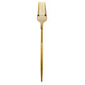 NOVELTY FLATWARE DINNER FORKS GOLD Tablesettings Blue Sky   