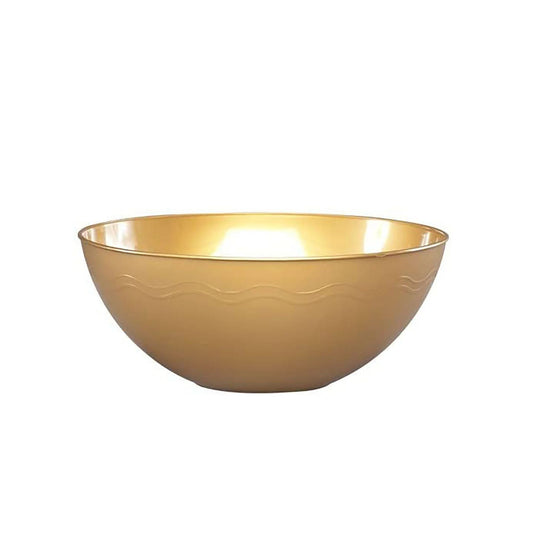 60oz Gold Plastic Bowl Serverware Hanna K Signature