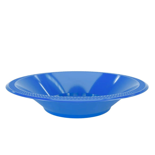 15 oz Plastic Bowl Blue Disposable Bowls Hanna K