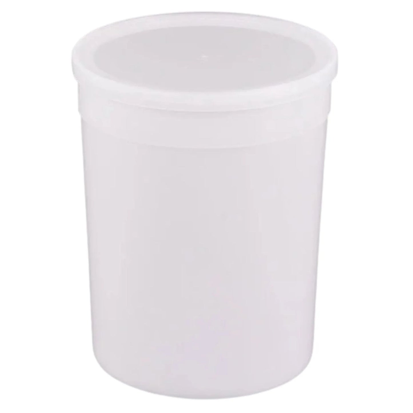 128oz Storage Containers with Lids Disposable Plastic Food Storage & Serving VeZee