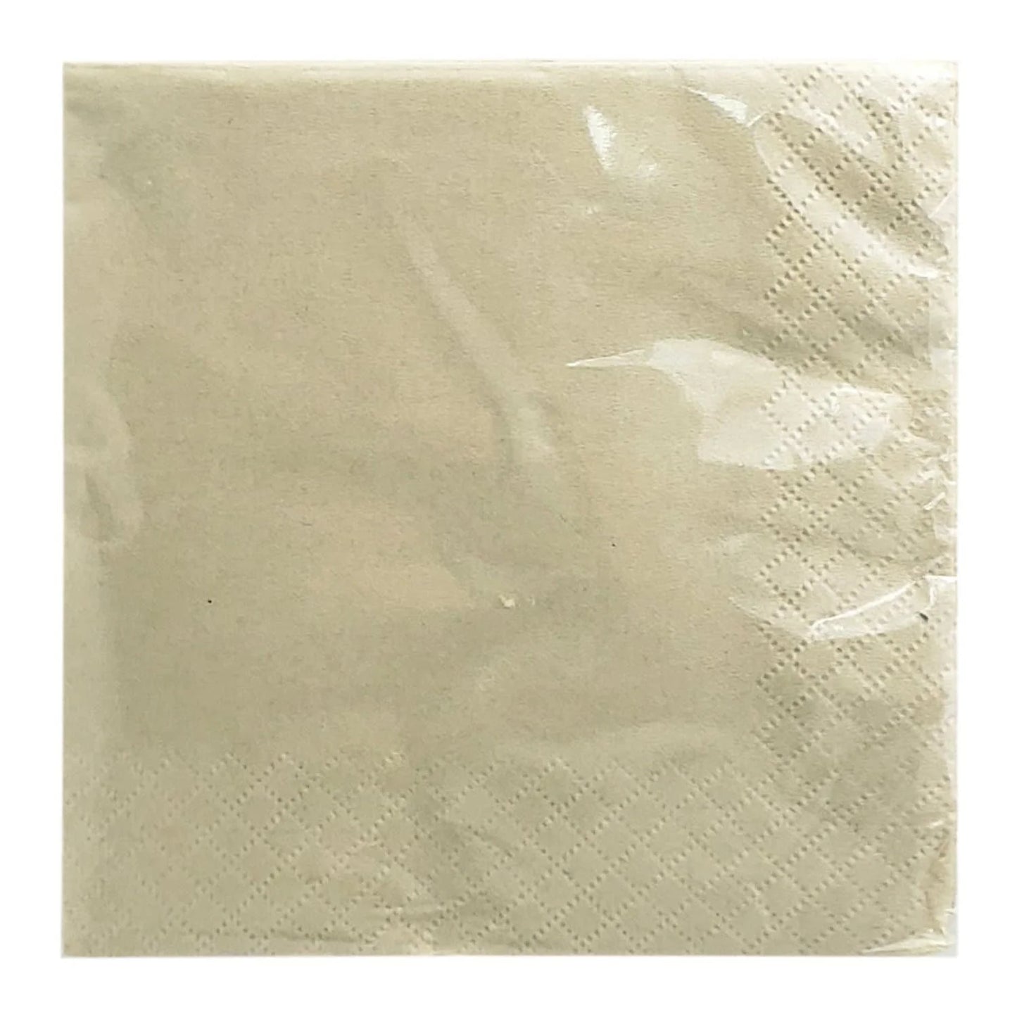 BAMBOO DISPOSABLE BEVERAGE NAPKINS 2 PLY: 40CT Paper Napkins VeZee