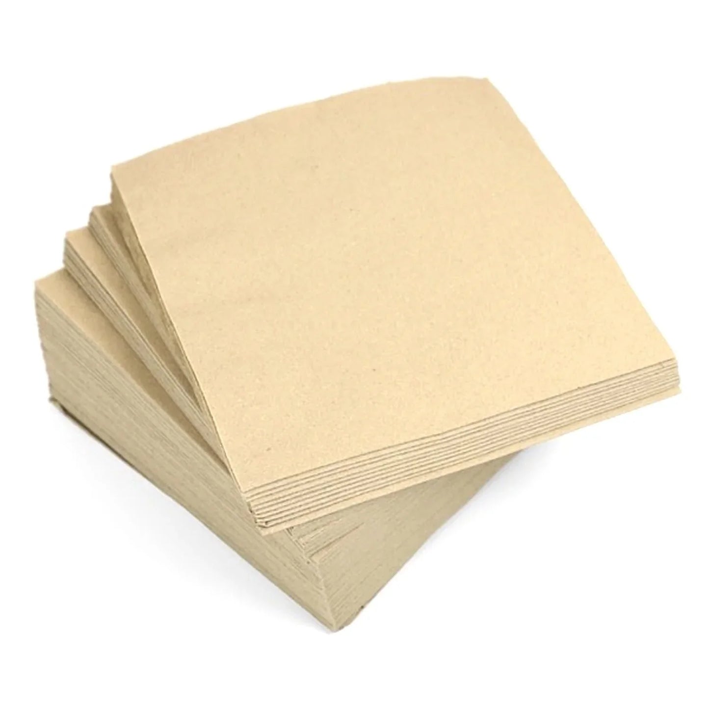 BAMBOO DISPOSABLE BEVERAGE NAPKINS 2 PLY: 40CT Paper Napkins VeZee
